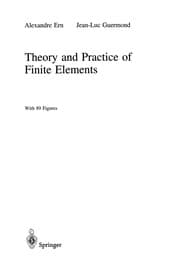 Tapa de Theory and Practice of Finite Elements