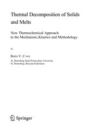 Tapa de Thermal Decomposition of Solids and Melts