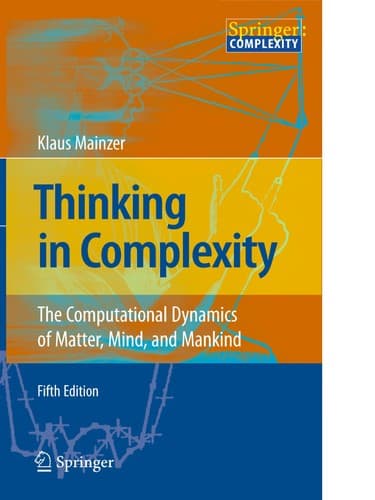 Tapa de Thinking in complexity