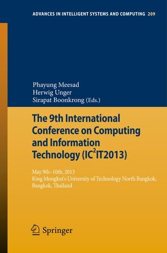 Tapa de The 9th International Conference on Computing and InformationTechnology (IC2IT2013)