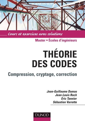 Tapa de Théorie des codes : compression, cryptage, correction