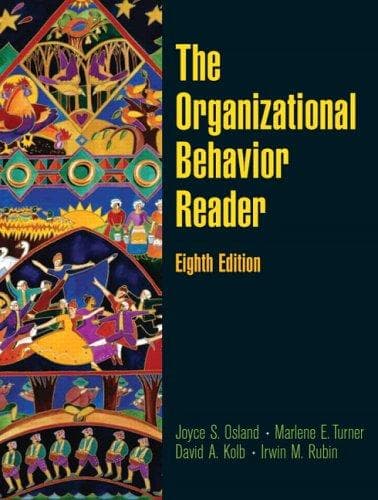 Tapa de Organizational Behavior Reader, The (8th Edition)