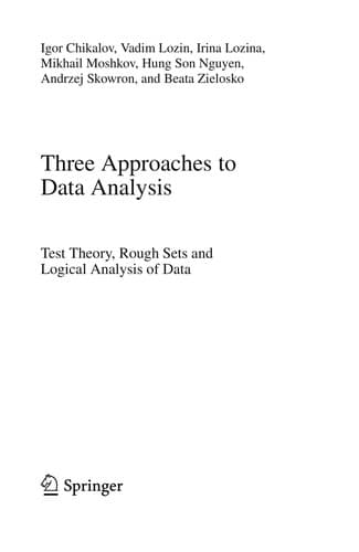 Tapa de Three Approaches to Data Analysis