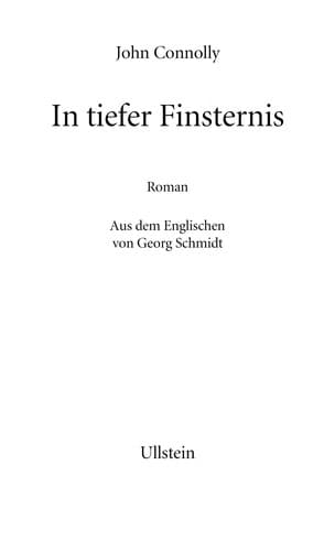 Tapa de In tiefer Finsternis