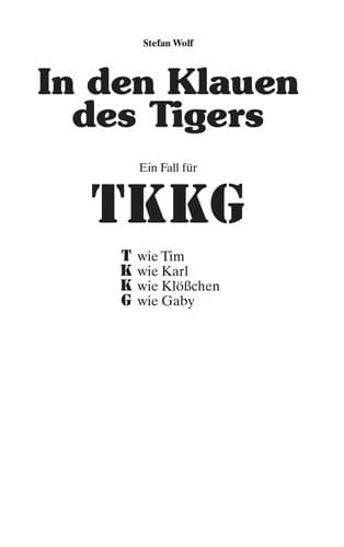 Tapa de Ein Fall für TKKG / JBS