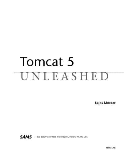 Tapa de Tomcat 5 unleashed