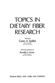 Tapa de Topics in Dietary Fiber Research