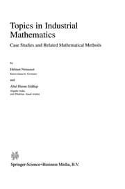 Tapa de Topics in industrial mathematics