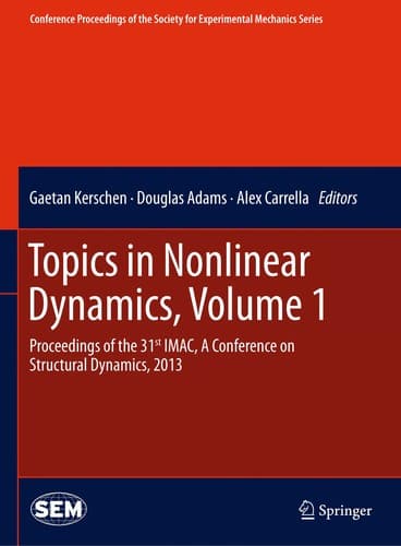 Tapa de Topics in Nonlinear Dynamics, Volume 1