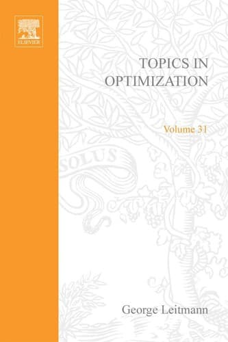 Tapa de Topics in optimization
