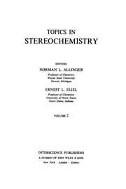 Tapa de Topics in stereochemistry . editors, Norman L. Allinger, Ernest L. Eliel