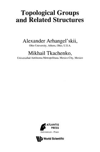 Tapa de Topological groups and related structures