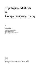 Tapa de Topological Methods in Complementarity Theory