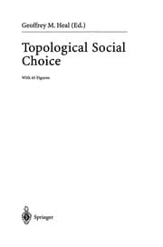Tapa de Topological Social Choice