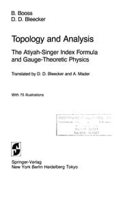 Tapa de Topology and analysis