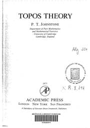 Tapa de Topos theory