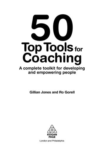 Tapa de 50 top tools for coaching