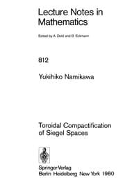 Tapa de Toroidal compactification of Siegel spaces
