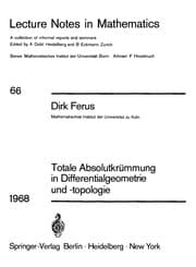 Tapa de Totale Absolutkrümmung in Differentialgeometrie und -topologie