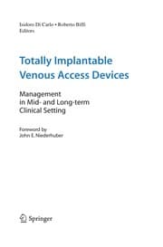 Tapa de Totally Implantable Venous Access Devices