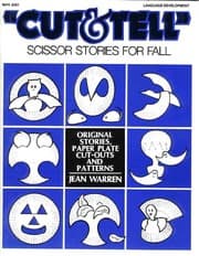 Tapa de Totline "Cut & Tell" Scissor Stories for Fall ~ Original Stories, Paper Plate Cut-Outs and Patterns