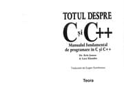 Tapa de Totul despre C şi C++