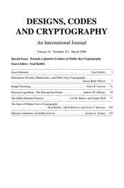 Tapa de Towards a Quarter-Century of Public Key Cryptography