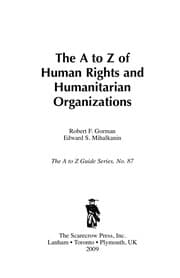 Tapa de The A to Z of human rights and humanitarian organizations