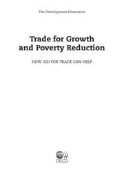 Tapa de Trade for growth and poverty reduction