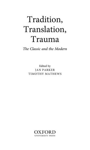 Tapa de Tradition, translation, trauma