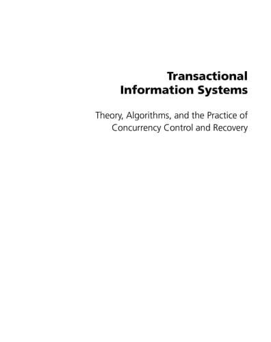 Tapa de Transactional information systems