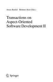Tapa de Transactions on aspect-oriented software development II