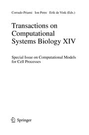 Tapa de Transactions on Computational Systems Biology XIV