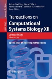 Tapa de Transactions on computational systems biology XII