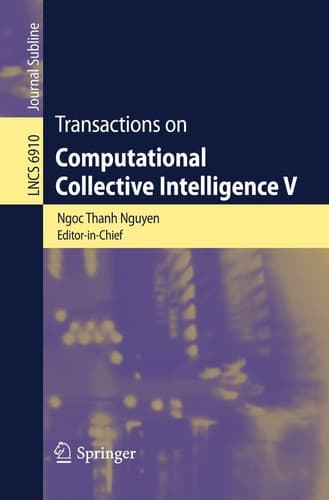 Tapa de Transactions on Computational Collective Intelligence V