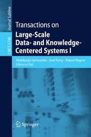 Tapa de Transactions on Large-Scale Data- and Knowledge-Centered Systems I
