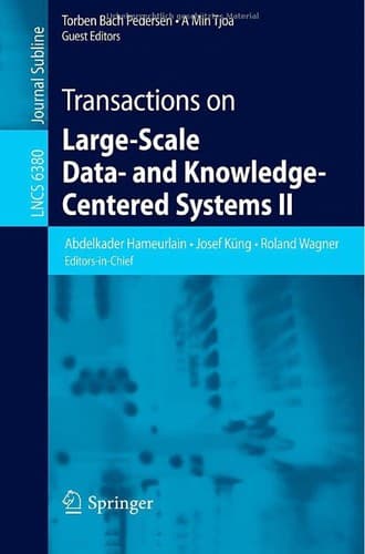 Tapa de Transactions on Large-Scale Data- and Knowledge-Centered Systems II
