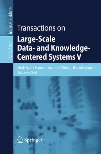 Tapa de Transactions on Large-Scale Data- and Knowledge-Centered Systems V