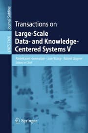 Tapa de Transactions on Large-Scale Data- and Knowledge-Centered Systems V