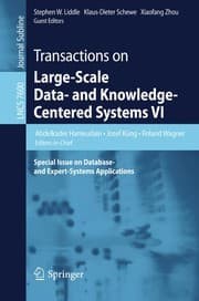 Tapa de Transactions on Large-Scale Data- and Knowledge-Centered Systems VI