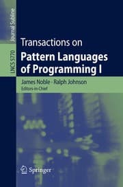 Tapa de Transactions on pattern languages of Programming I