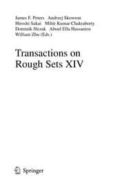 Tapa de Transactions on Rough Sets XIV