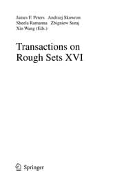 Tapa de Transactions on Rough Sets XVI