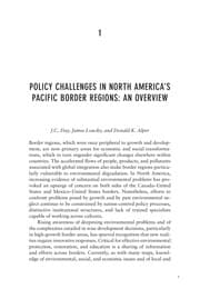 Tapa de Transboundary policy challenges in the Pacific border regions of North America