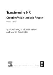 Tapa de Transforming HR