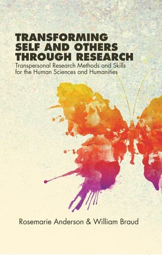 Tapa de Transforming self and others through research