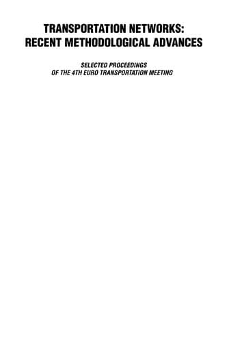 Tapa de Transportation networks