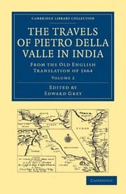 Tapa de The travels of Pietro della Valle in India