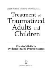 Tapa de Treatment of traumatized adults and children