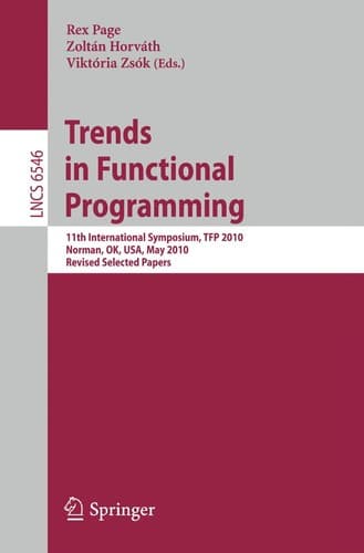 Tapa de Trends in Functional Programming